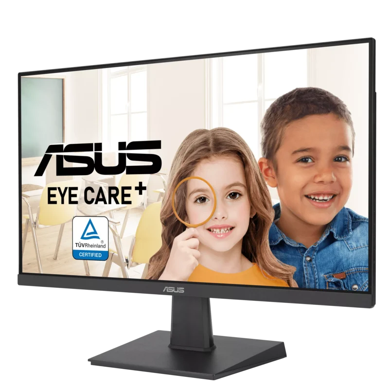 ASUS VA24EHF Eye Care Gaming Monitor – 24-inch (23.8-inch viewable), IPS, Full HD, Frameless, 100Hz, Adaptive-Sync, 1ms MPRT, HDMI, Low Blue Light