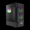 GAMDIAS AURA GC7 ATX BLACK 3FAN ARGB