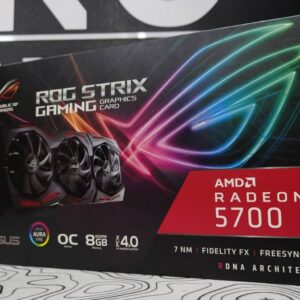 ASUS ROG STRIX RX 5700 8GB GDDR6 OC EDITION USED ETAT 9/10 MAX TEMP 66