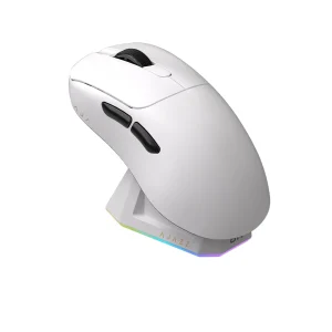 Ajazz AJ179 PRO WHITE Wireless Gaming Mouse 8k Tri-mode Connectivity Gaming Mouse