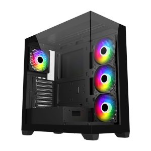 FSP M340 BLACK FULL ATX 4FAN RGB