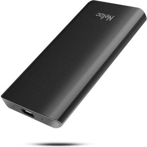 Netac External SSD Drive Portable SSD 250GB SATA SSD for Type-C, Up to 500MB/s, USB3.2