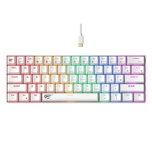 HAVIT KB903L WHITE GAMING Mechanical Keyboard RED SWITCH
