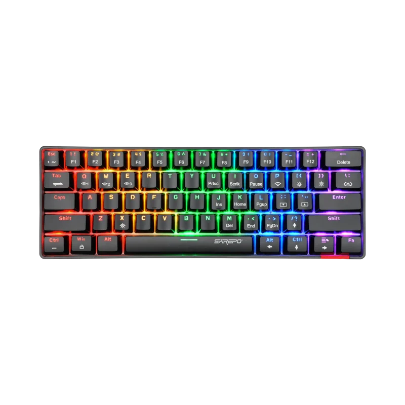 SAREPO MJ-61 WIRELESS MECHANICAL KEYBOARD BLUE SWITCH