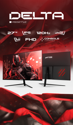 Matos DELTA MSG2712 Gaming Monitor FHD / 27 "/  120Hz / 1MS GTG / Console compatible / VRR & ALLM