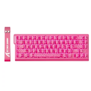 ATTACK SHARK X68 HE Rapid Trigger Keyboard Magnetic Switch Pink