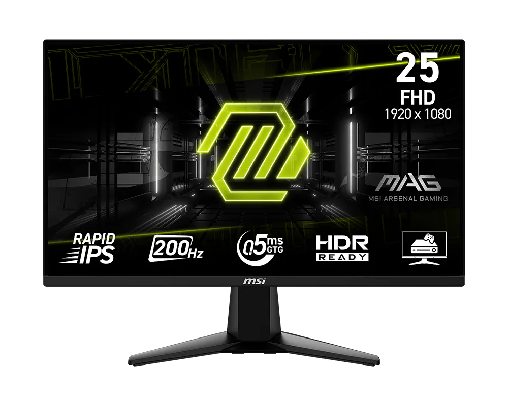 MSI-MAG-255F-E2-GAMING-MONITOR ECRAN Gamer MSI MAG 255F E2 24.5" FHD 180Hz 1ms Rapid IPS