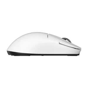 Ajazz AJ159 NL Ultra-Lightweight Wireless Gaming Mouse in White, high-performance sensor for competitive gaming.