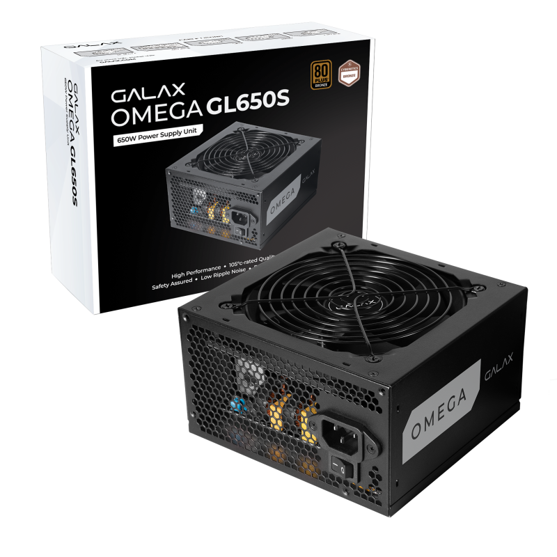GALAX OMEGA GL650 650W 80 PLUS Bronze Power Supply