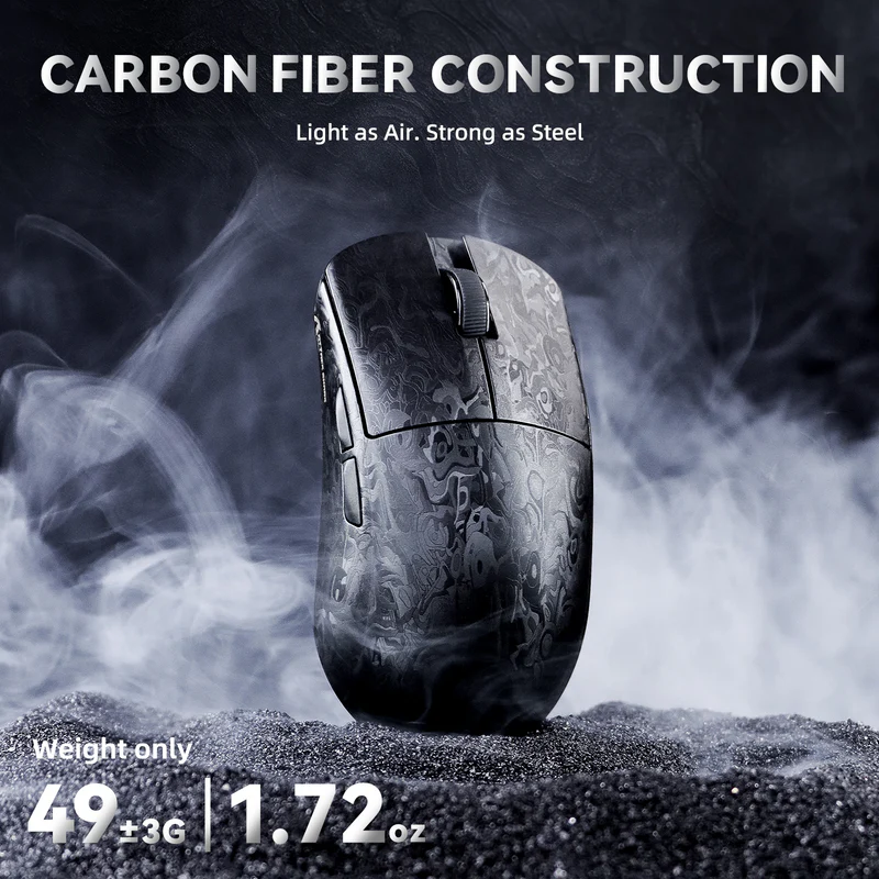 ATTACK SHARK R11 ULTRA Carbon Fiber Wireless Gaming Mouse