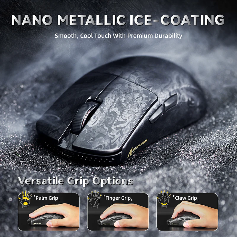 ATTACK SHARK R11 ULTRA Carbon Fiber Wireless Gaming Mouse