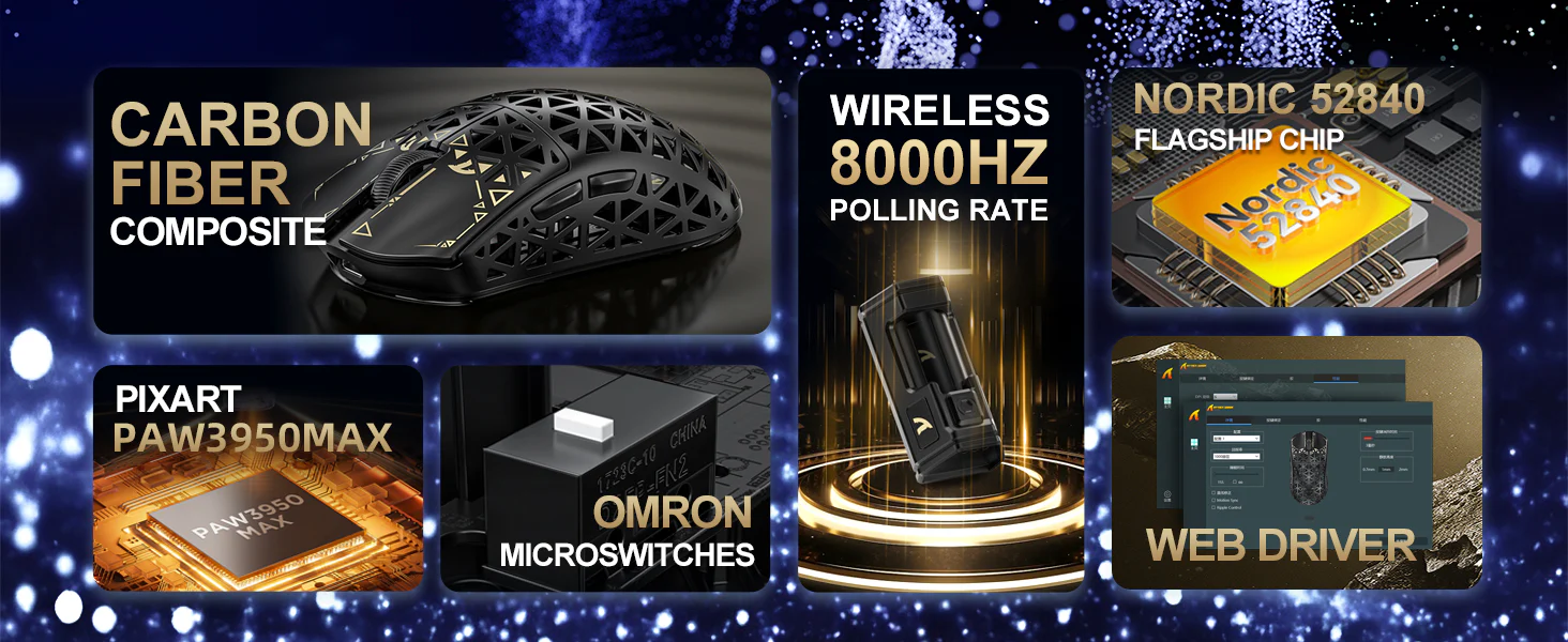 Attack Shark R5 Ultra Wireless Gaming Mouse