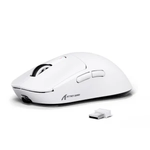 TTACK SHARK X3 lightweight wireless gaming mouse in white