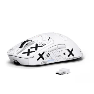 TTACK SHARK X3 lightweight wireless gaming mouse in white