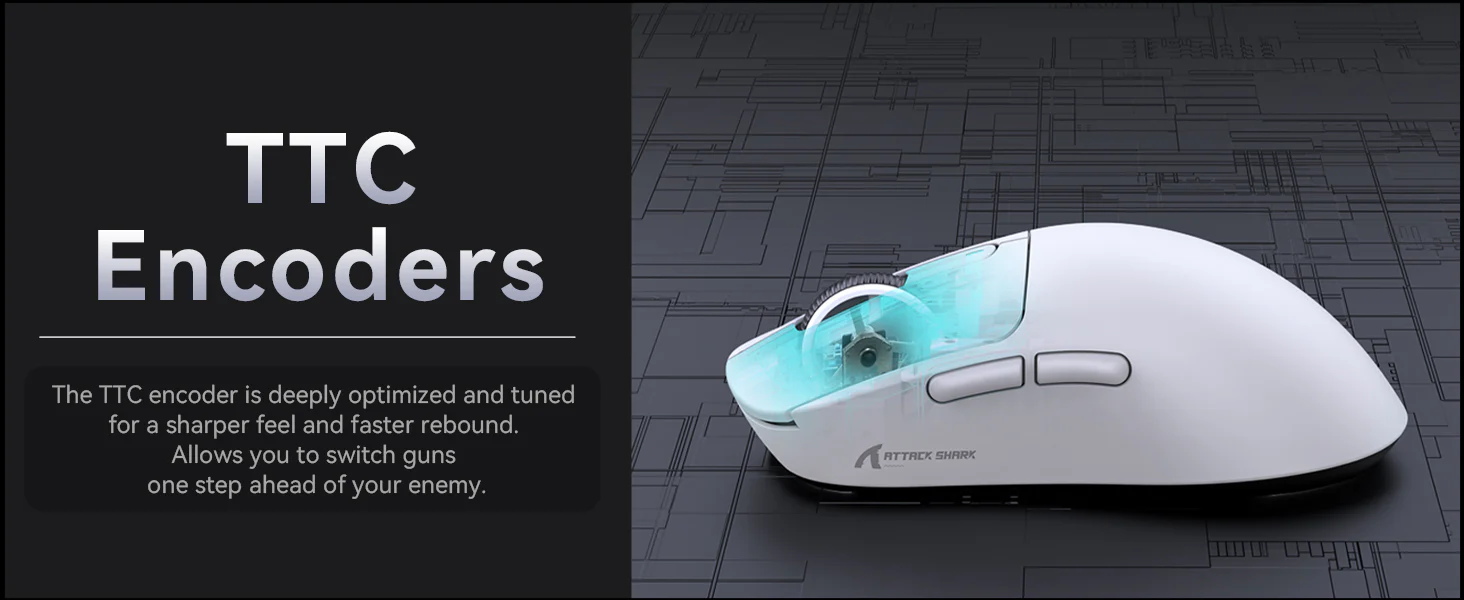 Attack Shark X3 Pro Wireless Gaming Mouse